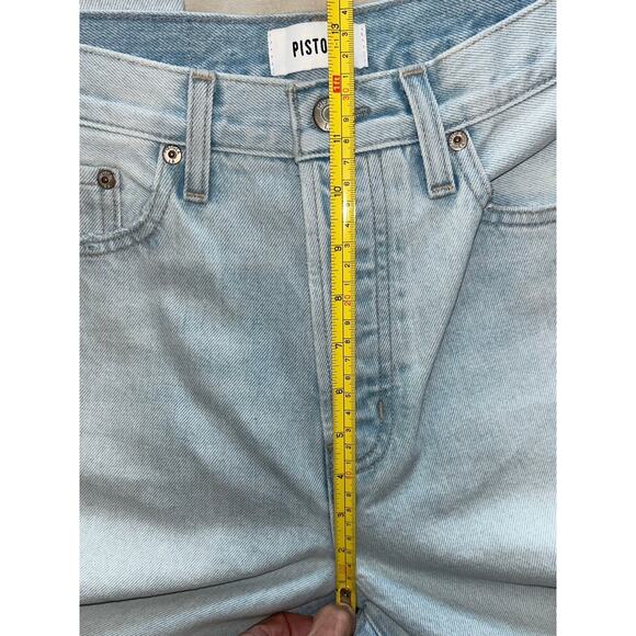 Revolve Pistola Cassie High Rise Straight Button Fly Jeans Malibu Vintage Sz 26 - Picture 6 of 14